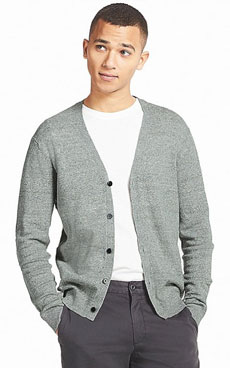 business casual cardigan male