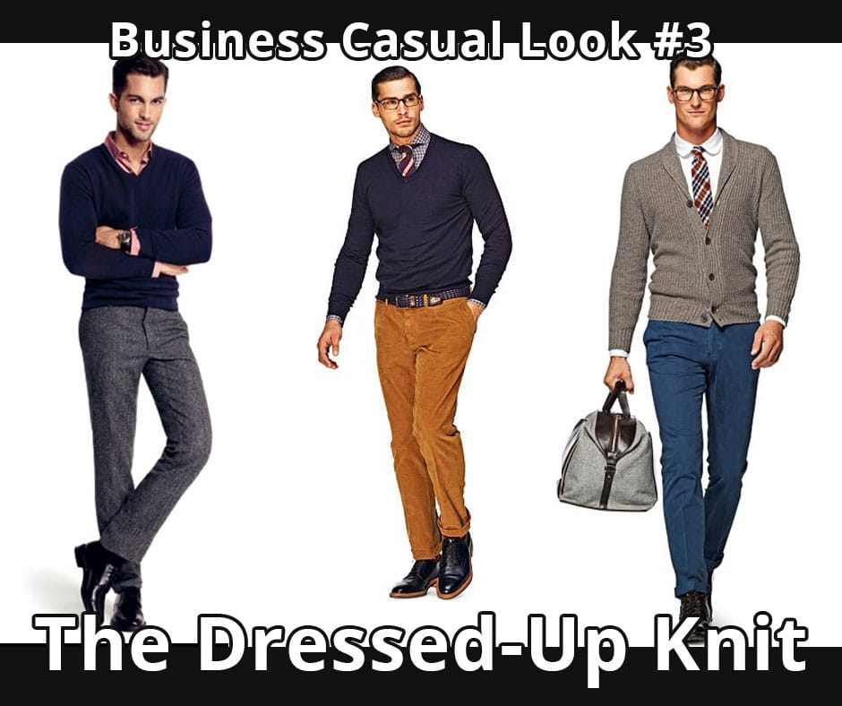 casual business attire male