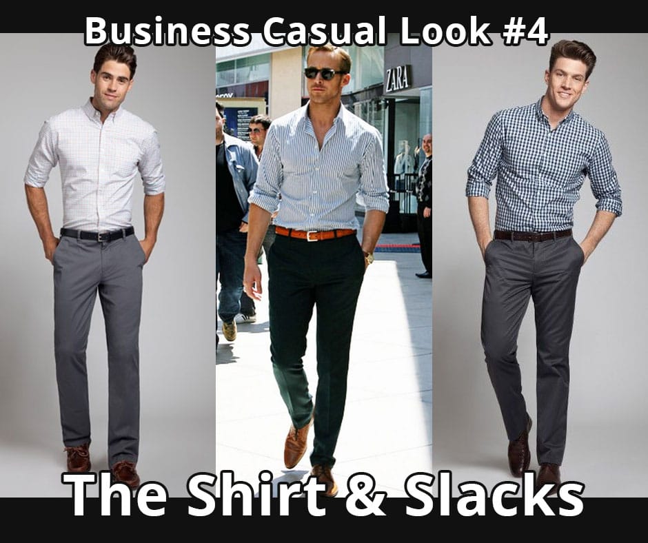 casual business attire male