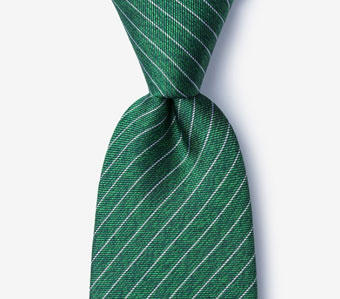 robe green tie
