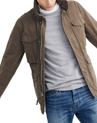 Brown field jacket from nordstrom