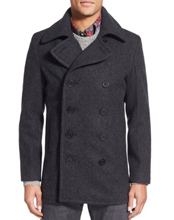 Dark navy Pea coat from Nordstrom
