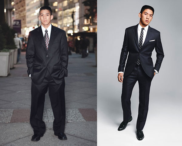 bad fit vs good fit suit