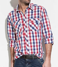 patterned shirt