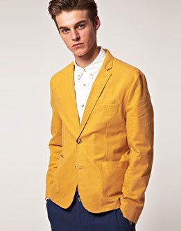 Attention-catching Yellow Blazer