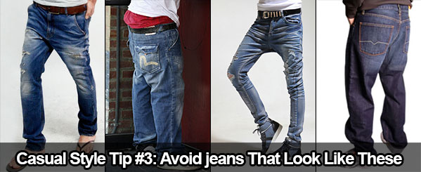 Afslappet Stil Tip # 3: Undgå jeans, der ligner disse