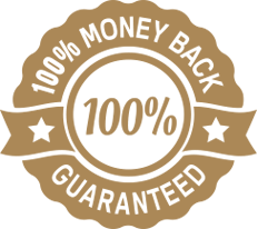 100 % Money Back Guarantee