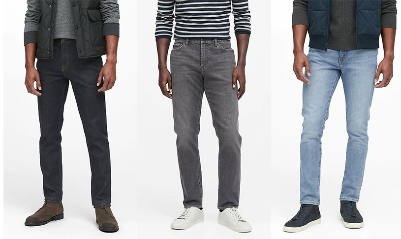 Banana Republic jeans for short men