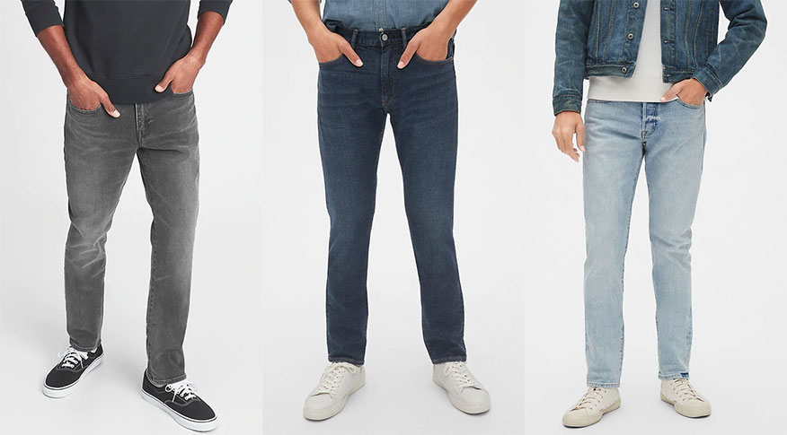 Gap jeans for short men