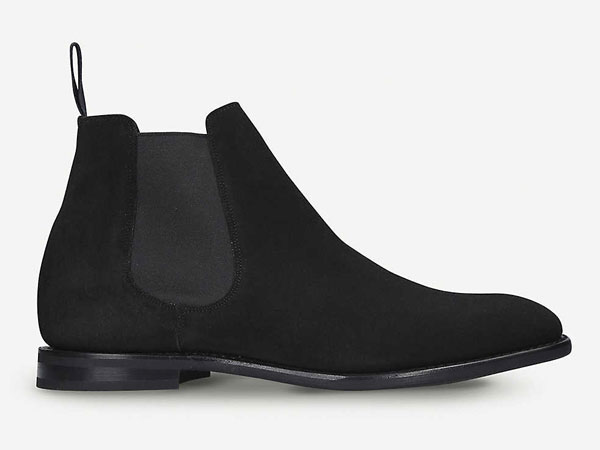 Church's Preston Black Suede Chelsea Boots