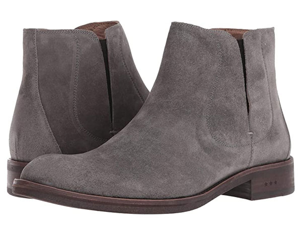 John Varvatos Grey Chelsea Boots