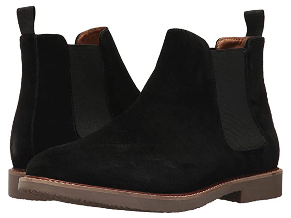 Steve Madden Highline Black Suede Chelsea Boots