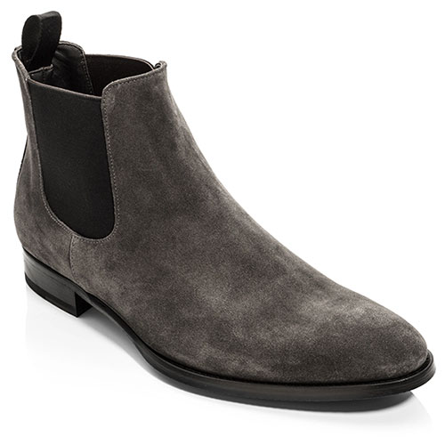 To Boot New York Grey Suede Chelsea Boots