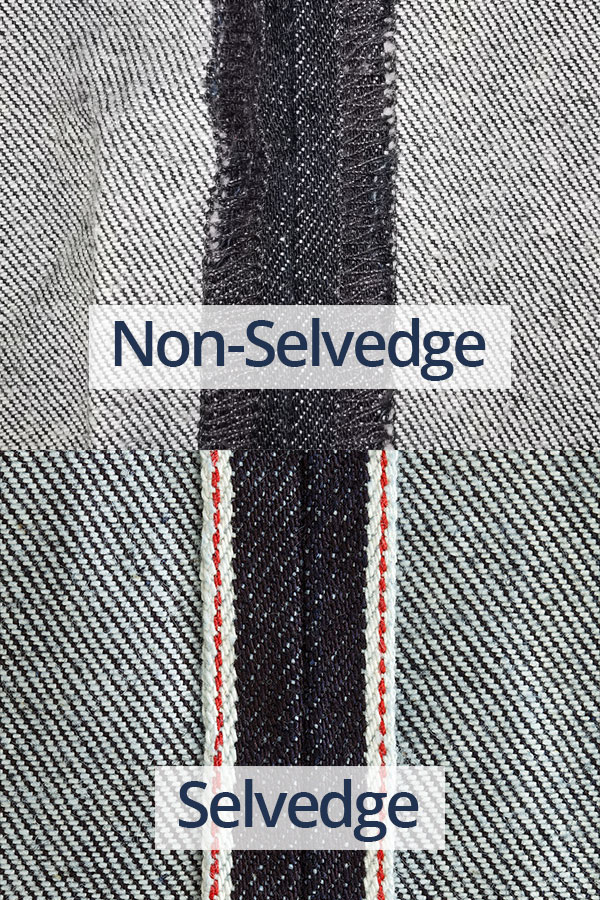 Selvedge vs non-selvedge denim