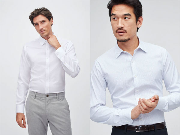 Men's business hot sale casual shirts