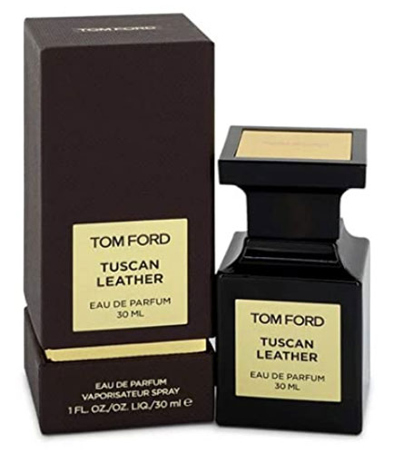 Bottle of Tom Ford Tuscan Leather eau de parfum 30ml