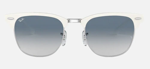 White clubmaster sunglasses