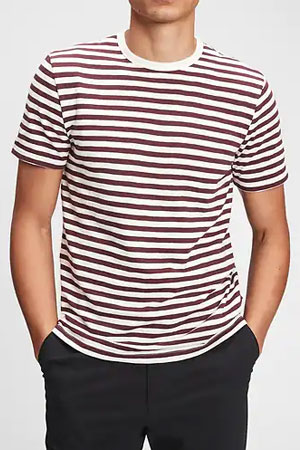 Red striped T-shirt