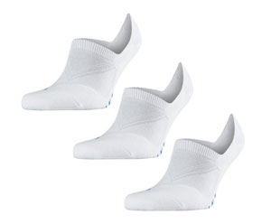 White no-show socks