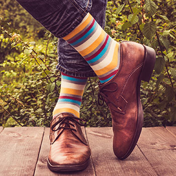 colorful men's socks