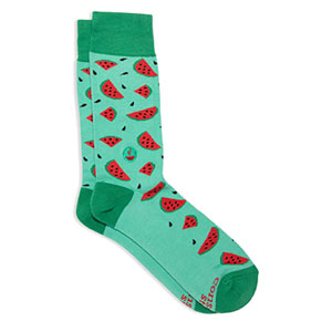 novelty watermelon socks