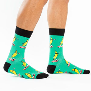 silly banana socks