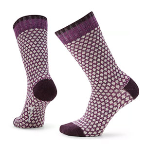 purple wool socks