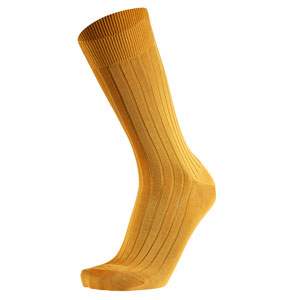 yellow colored dress socks