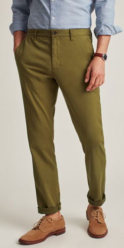 Olive Chinos by Bonobos