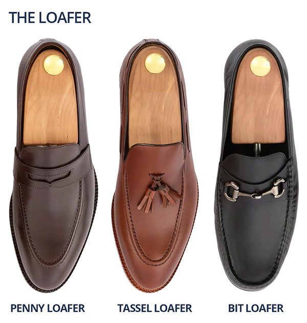 Types of loafers