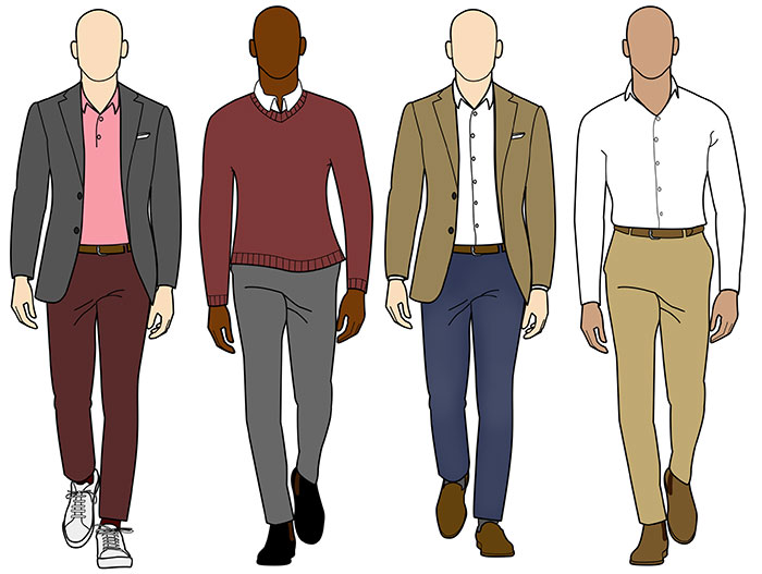 Examples of smart 2025 casual dress code