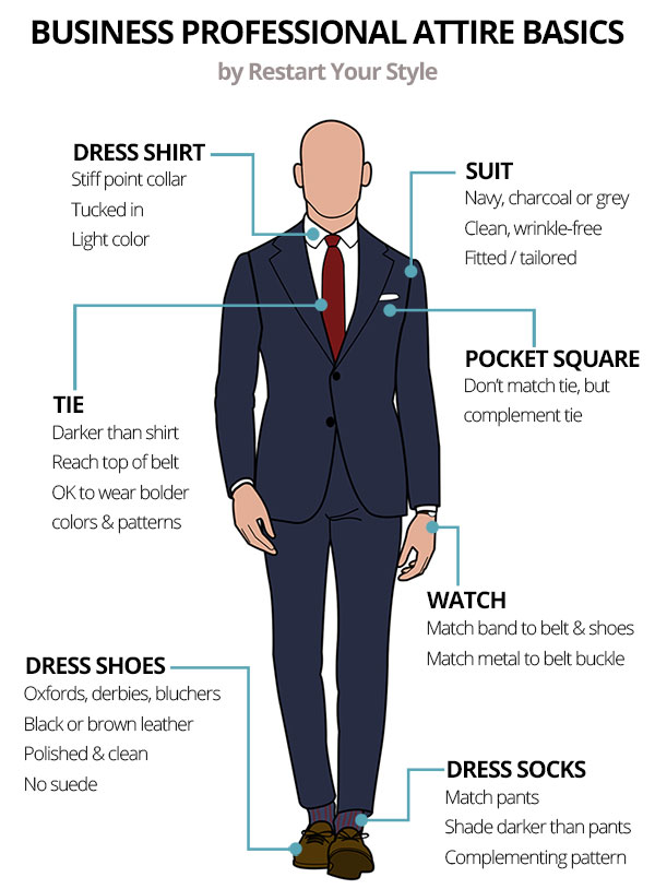 business professional attire basics