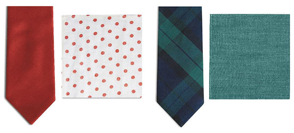 matching ties with pocket squares
