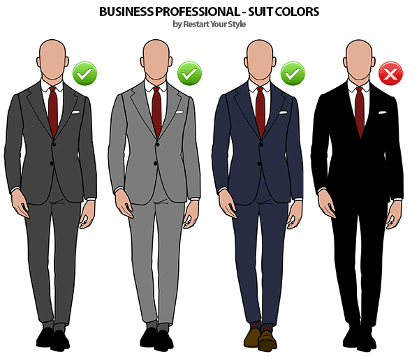 Business professional dress code 2025 men