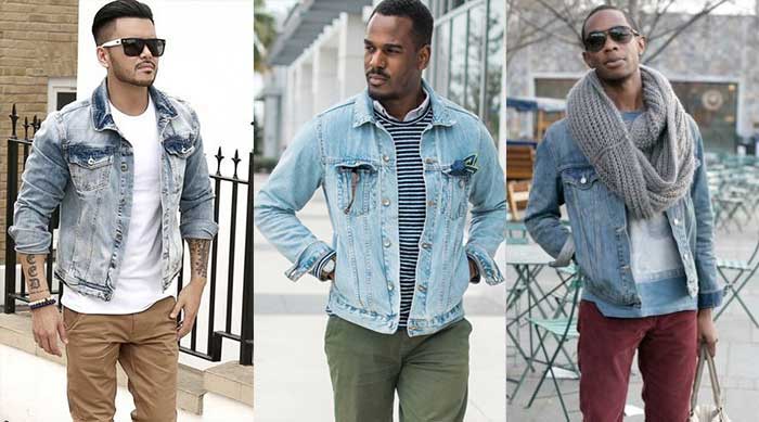 denim jacket with chinos outfit ideas