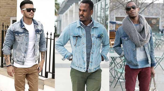 chinos denim jacket outfit ideas