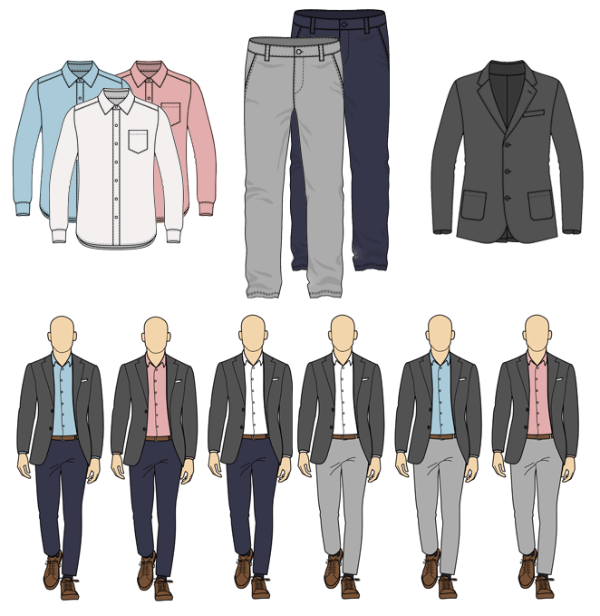 Minimalist business 2024 casual men