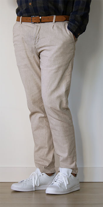 White shoes tan on sale pants